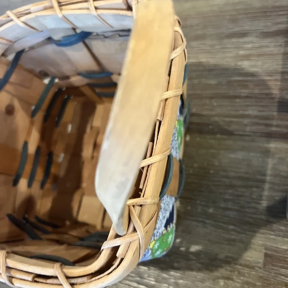 Small Wicker Basket Cottage Core Home Decor Christmas Storage Gift Farmhouse